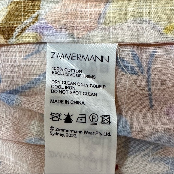 ZIMMERMANN A-line Mini Dress with 3/4 Sleeves🌸 - Picture 7 of 15